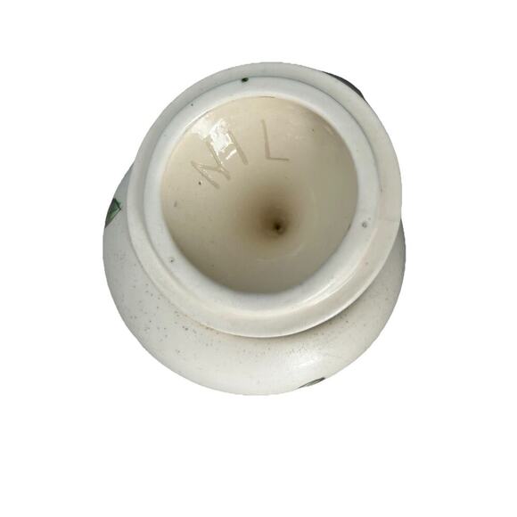 Vintage Trinket Dish Jewelry Container Ring Holder 6.5” Ceramic NIL Pink Flowers - Picture 9 of 11